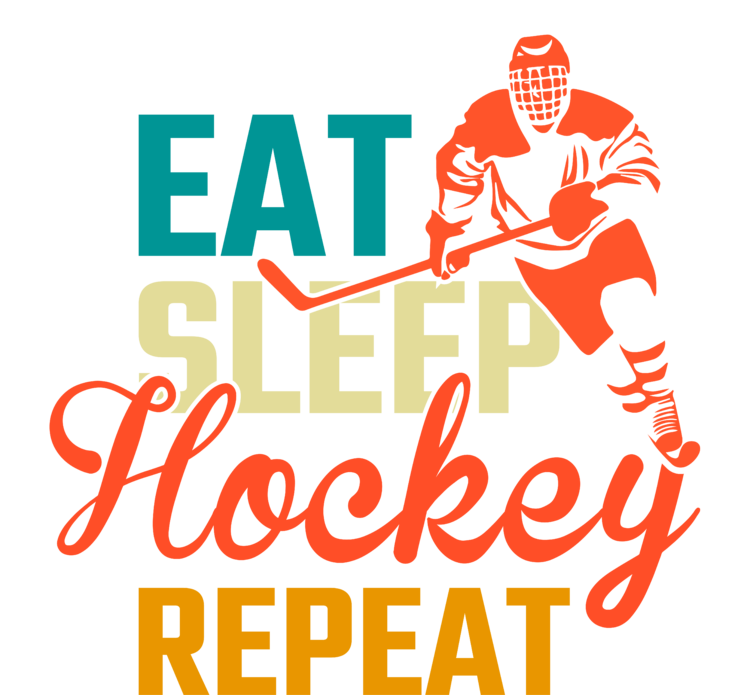 Majica Hockey - Eat Sleep Repeat