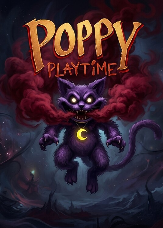 Плакат Cat Poppy Playtime