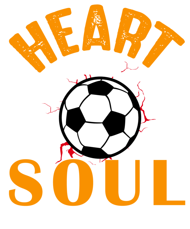 T-skjorte Football - Heart and Soul