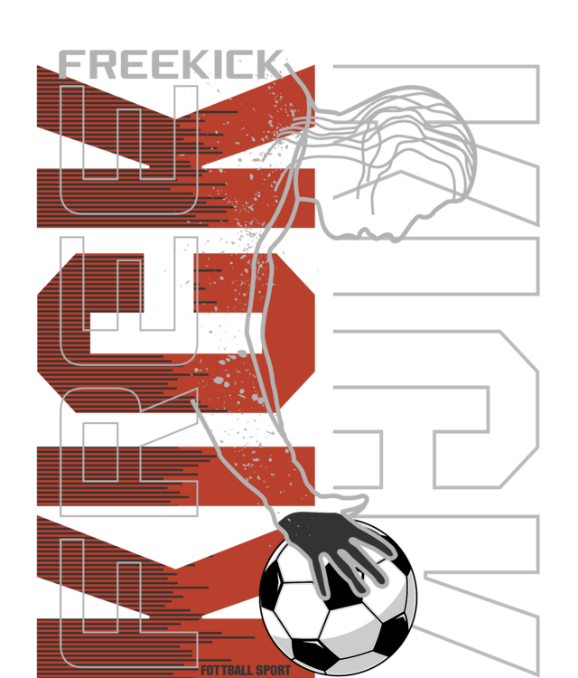 T-skjorte Football - Life Is About Kicks