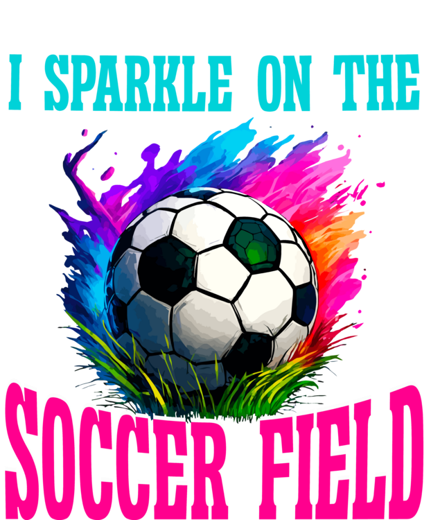 T-skjorte Football - Sparkle on the Field