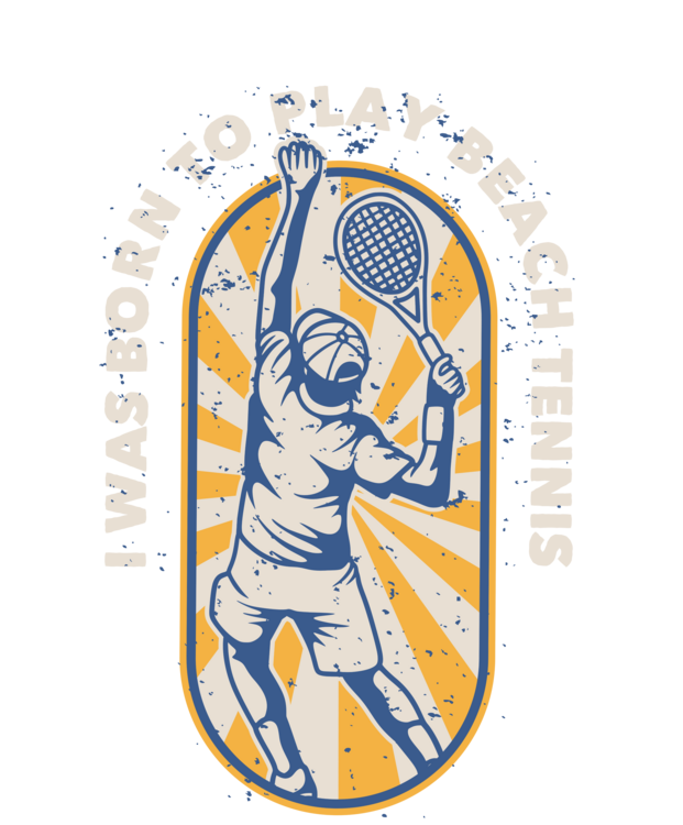 T-skjorte Tennis - Born to Play
