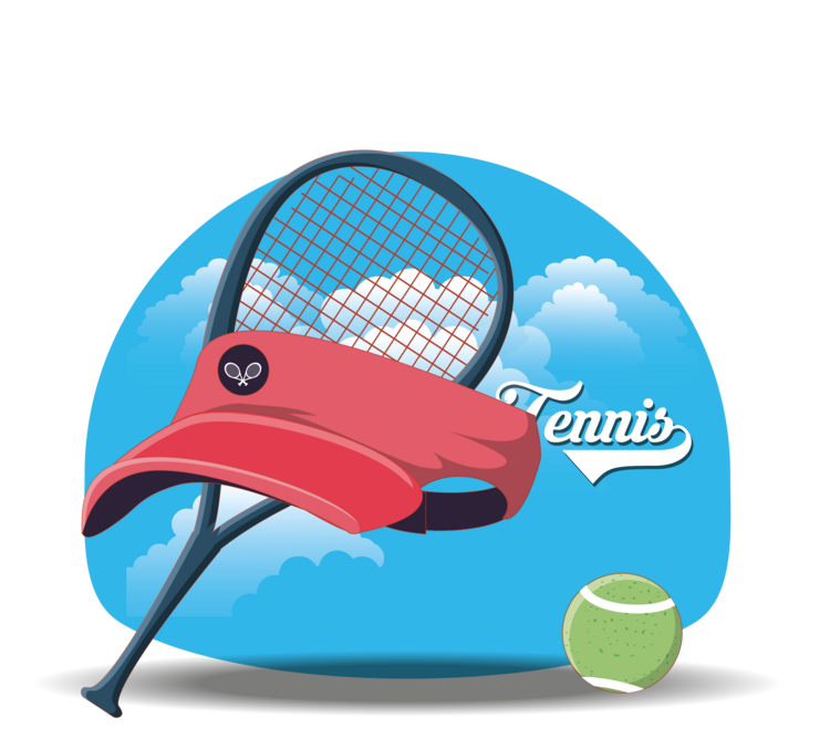 T-skjorte Tennis - Dolphin Serve
