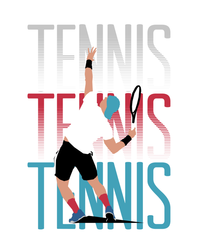 T-skjorte Tennis - Court Trials