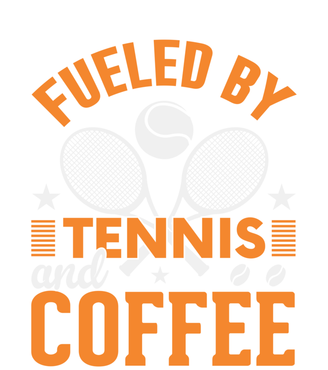 T-shirt Tennis - Fueled by Coffee