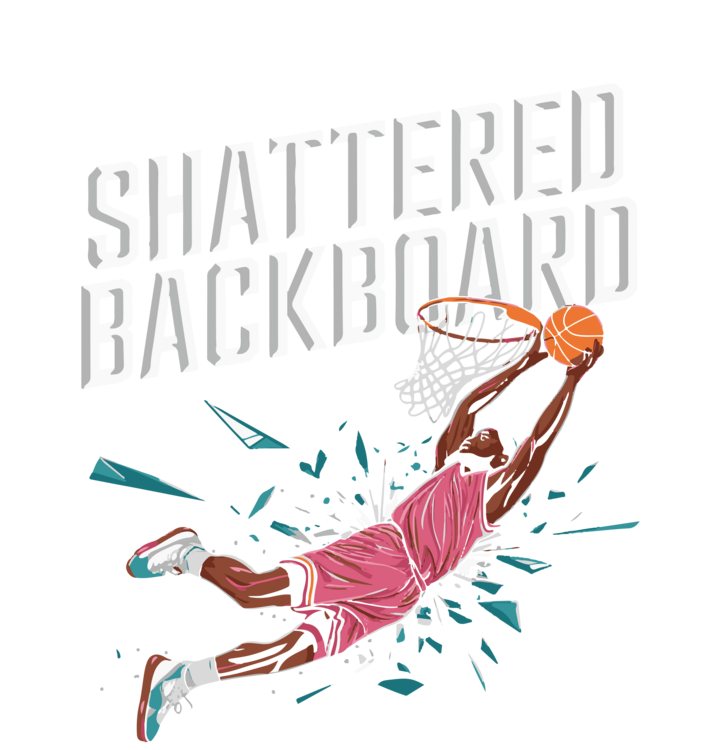 T-skjorte Basketball - Shattered Backboard