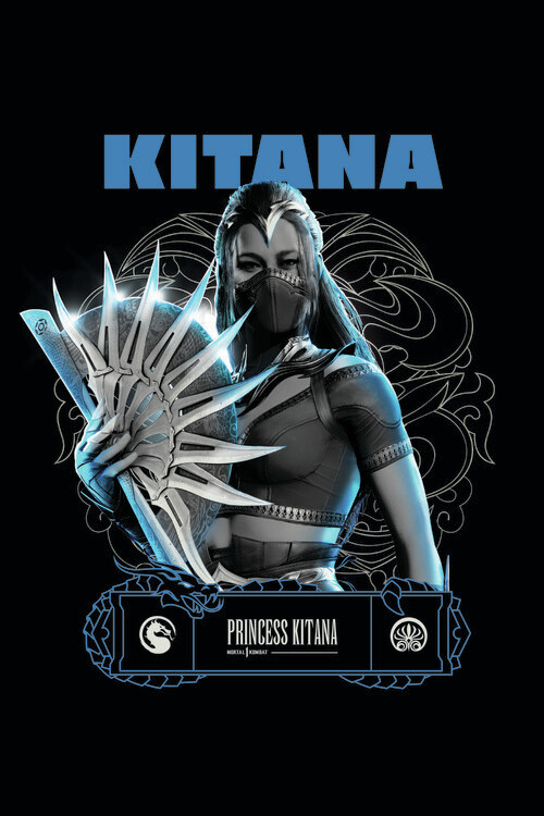 Quadro su tela Mortal Kombat - Kitana