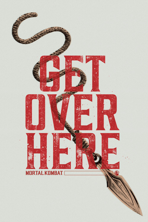 Quadro su tela Mortal Kombat - Get over here