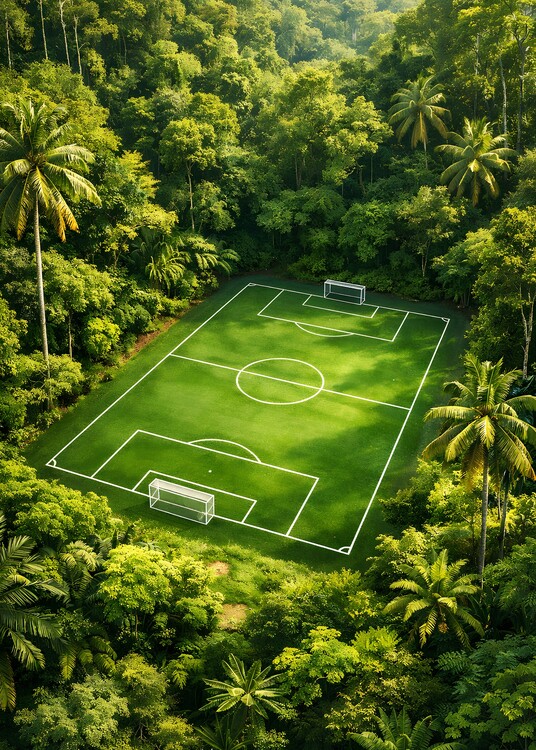 Plakát Football field