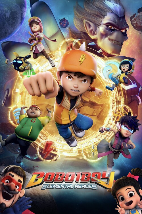Poster BoBoiBoy Elemental Heroes (2019)