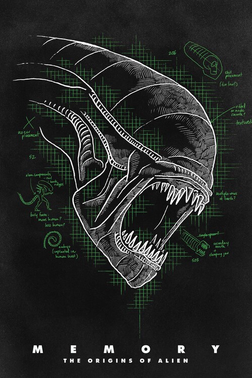 Poster Memory The Origins of Alien (2019)