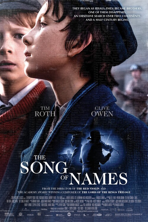 Αφίσα The Song of Names (2019)