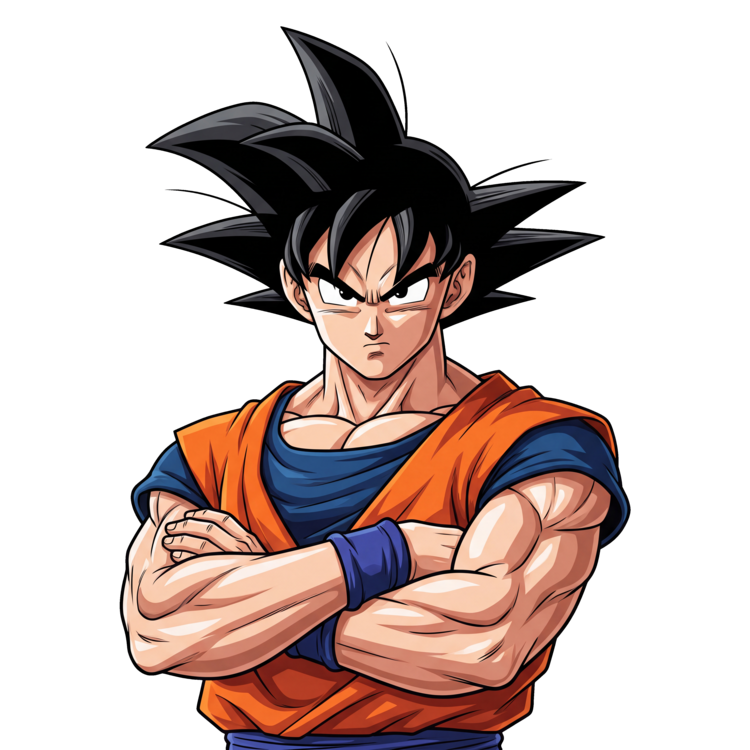 Плакат Saiyan Resolve: The Legendary Orange-Clad Warrior