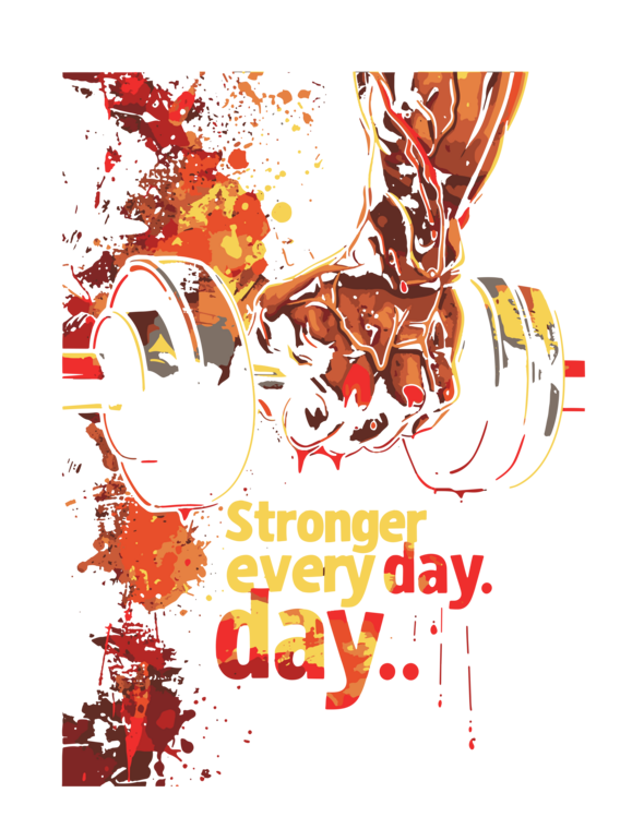 Camiseta Gym - Stronger Every Day