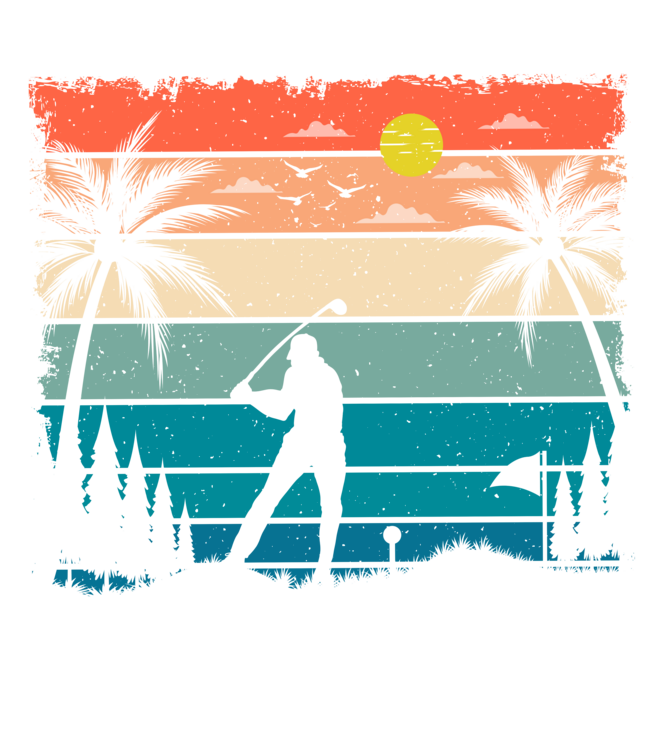 T-shirt Golf - Golf and Beer