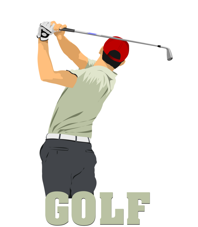T-shirt Golf - Classic Golf Swing