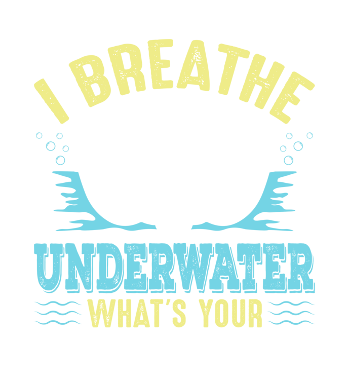T-skjorte Swimming - Breathe Underwater