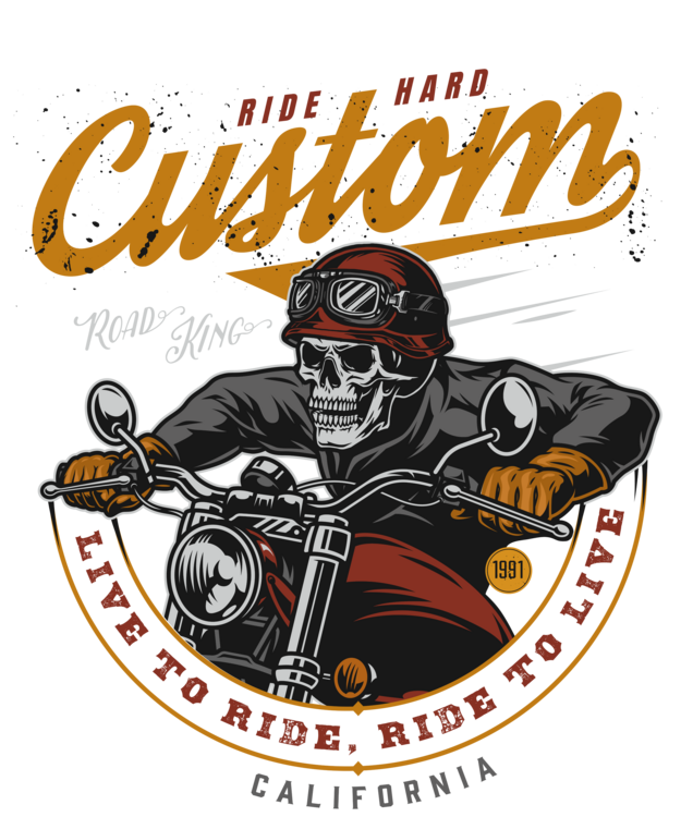 T-skjorte Custom Ride Rider