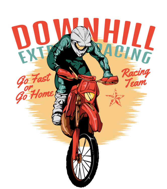 T-shirt Downhill Rider