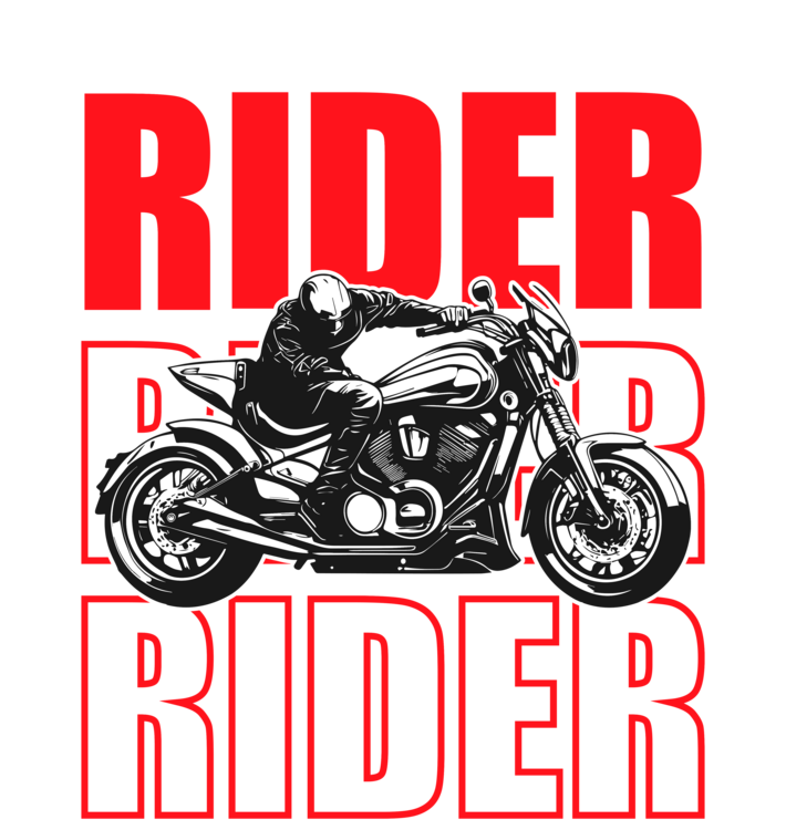 T-shirt Rider Rebel