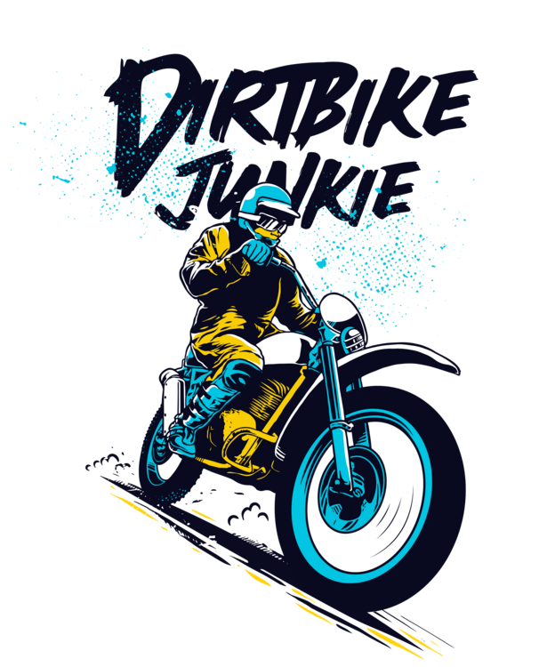 T-shirt Dirt Bike Life