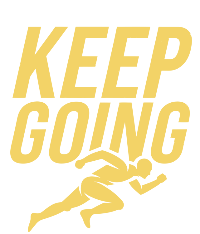 T-shirt Running - Keep Going