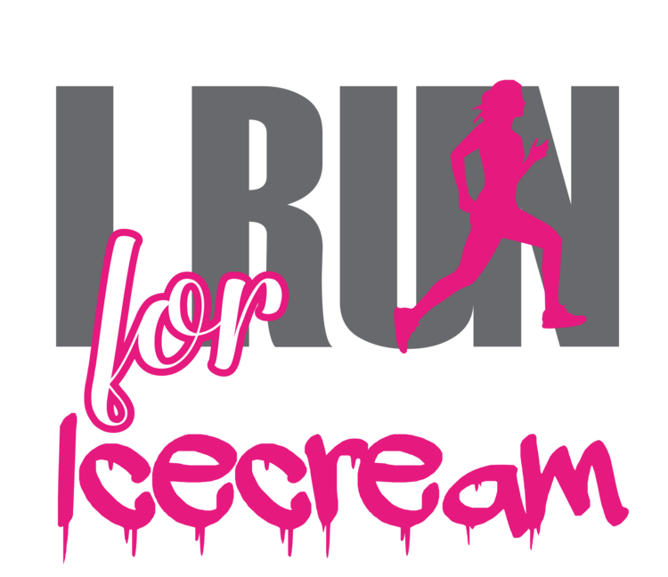 T-shirt Running - I Run for Ice Cream