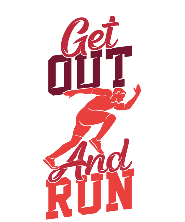 T-shirt Running - Get Out and Run