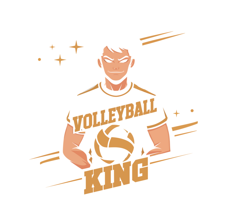 Tričko Volleyball - Volleyball King