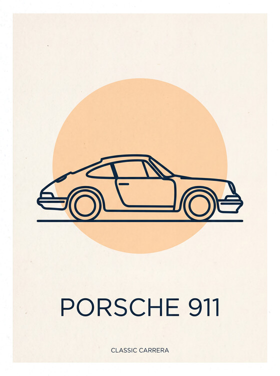Plakát PORSCHE 911 CLASSIC CARRERA