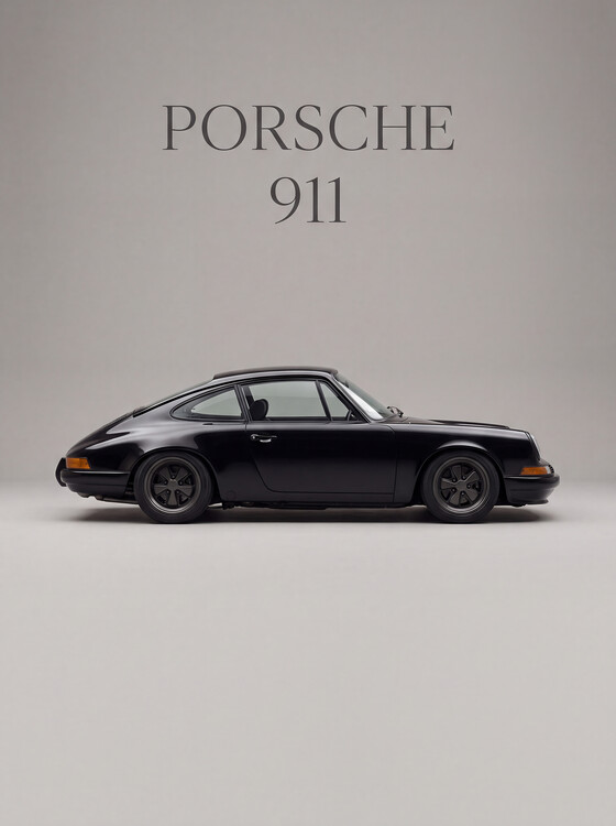 Plakát PORSCHE 911: Pure Automotive Poetry