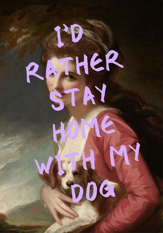 Poster Funny Classic Dog Lover