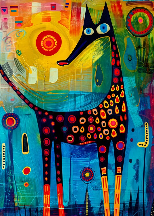 Poster Vibrant Spotted Creature