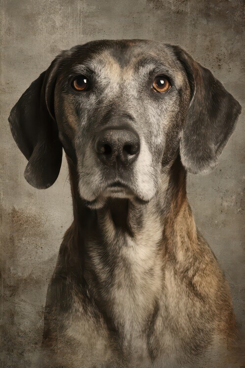 Poster Gentle Old Dog