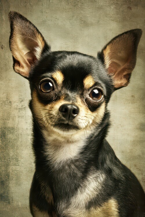 Poster Expressive Chihuahua Portrait