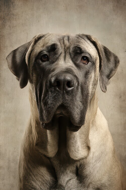 Plakát Noble Mastiff Portrait