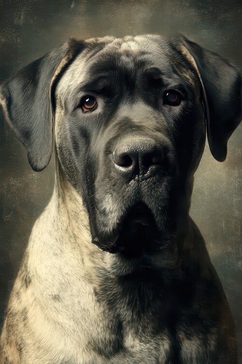 Plakát Noble Brindle Mastiff