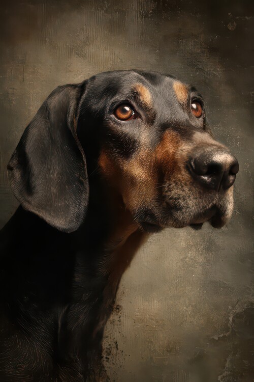Poster Regal Dog Portrait