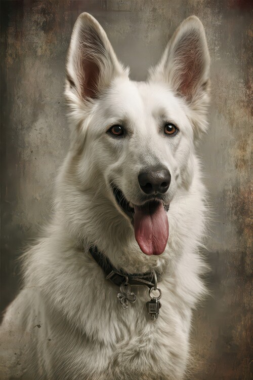 Poster Regal White Shepherd