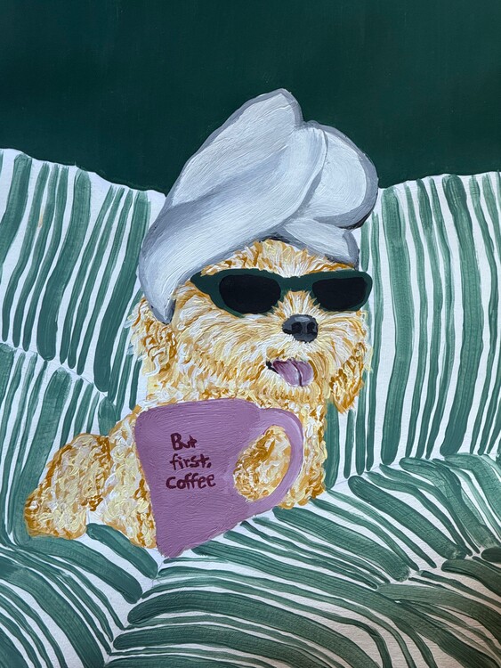 Poster Chill Dog Coffee