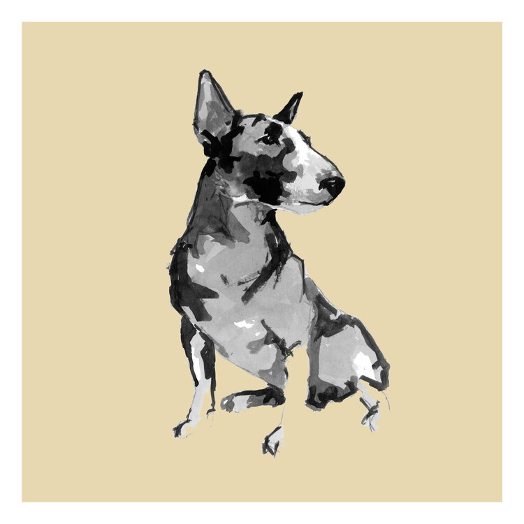 Poster Sitting Bull Terrier