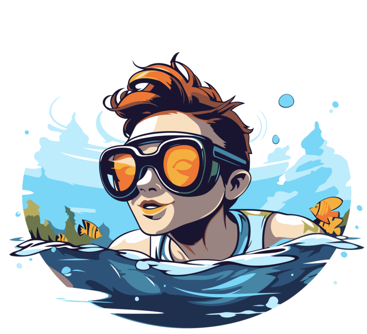 Tričko Swimming - Cool Swim Girl