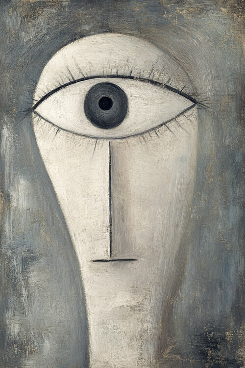 Plakát Conciousness in the style of Picasso