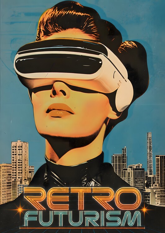 Plakát Retro Futurism - Retro Sci-Fi Art