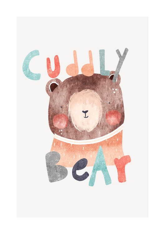 Αφίσα Cuddly Bear