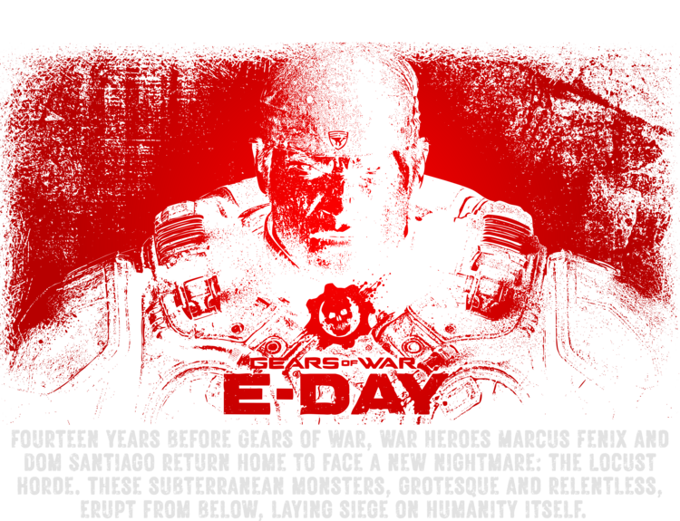 Μπλουζάκι Gears of War: E-Day