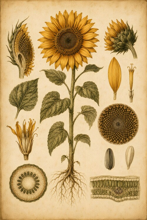 Плакат Magnolia Grandiflora Herbarium