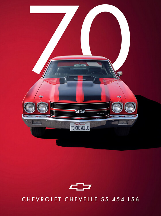 Poster Chevrolet Chevelle SS 454 LS6 |  American Muscle Car