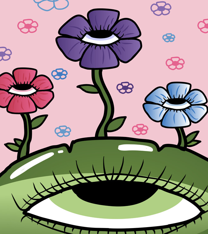 Плакат Pastel Eye Garden