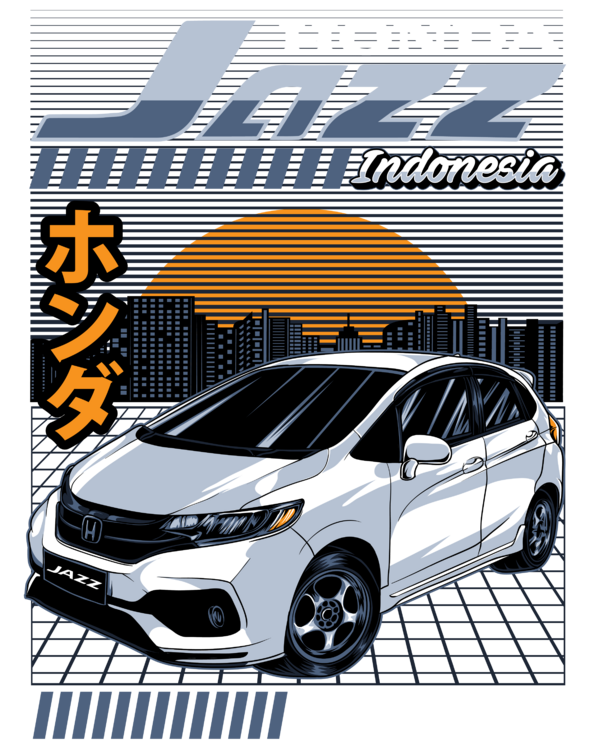 T-shirt Honda Jazz – Live Up the Hype